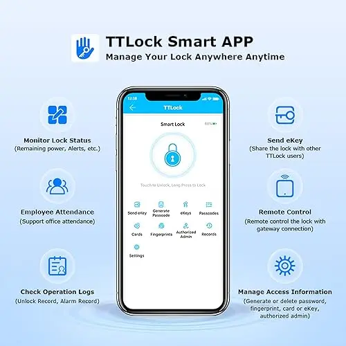 Digital lock app